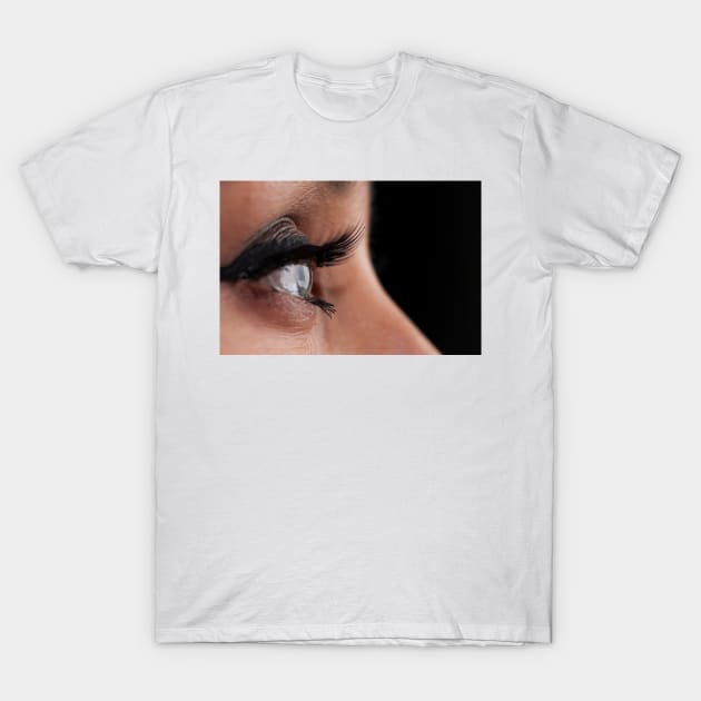 Eye Close Up T-Shirt by ansaharju